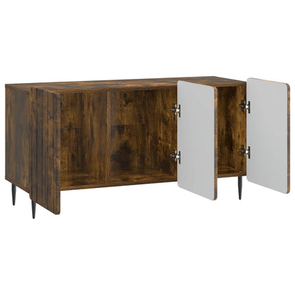 TV-skab 99 x 34,5 x 52 cm Røget eg Konstrueret træ