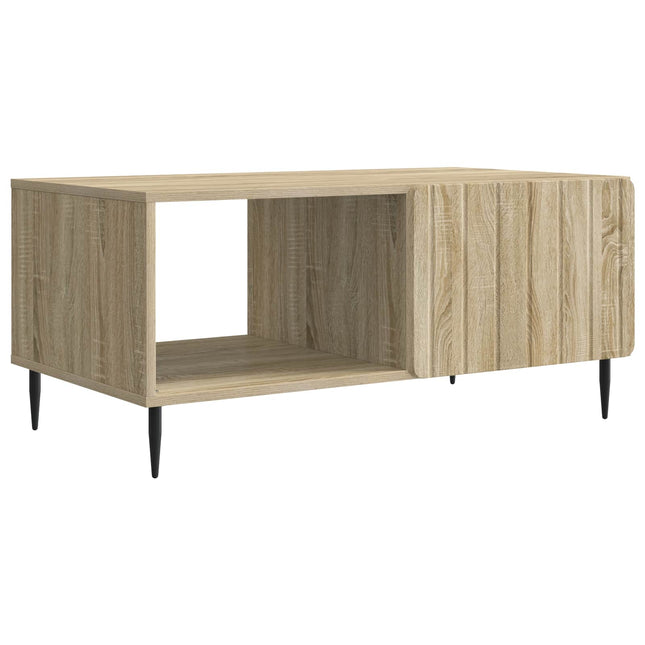 Sofabord Sonoma-eg 90 x 50 x 40 cm Konstrueret træ