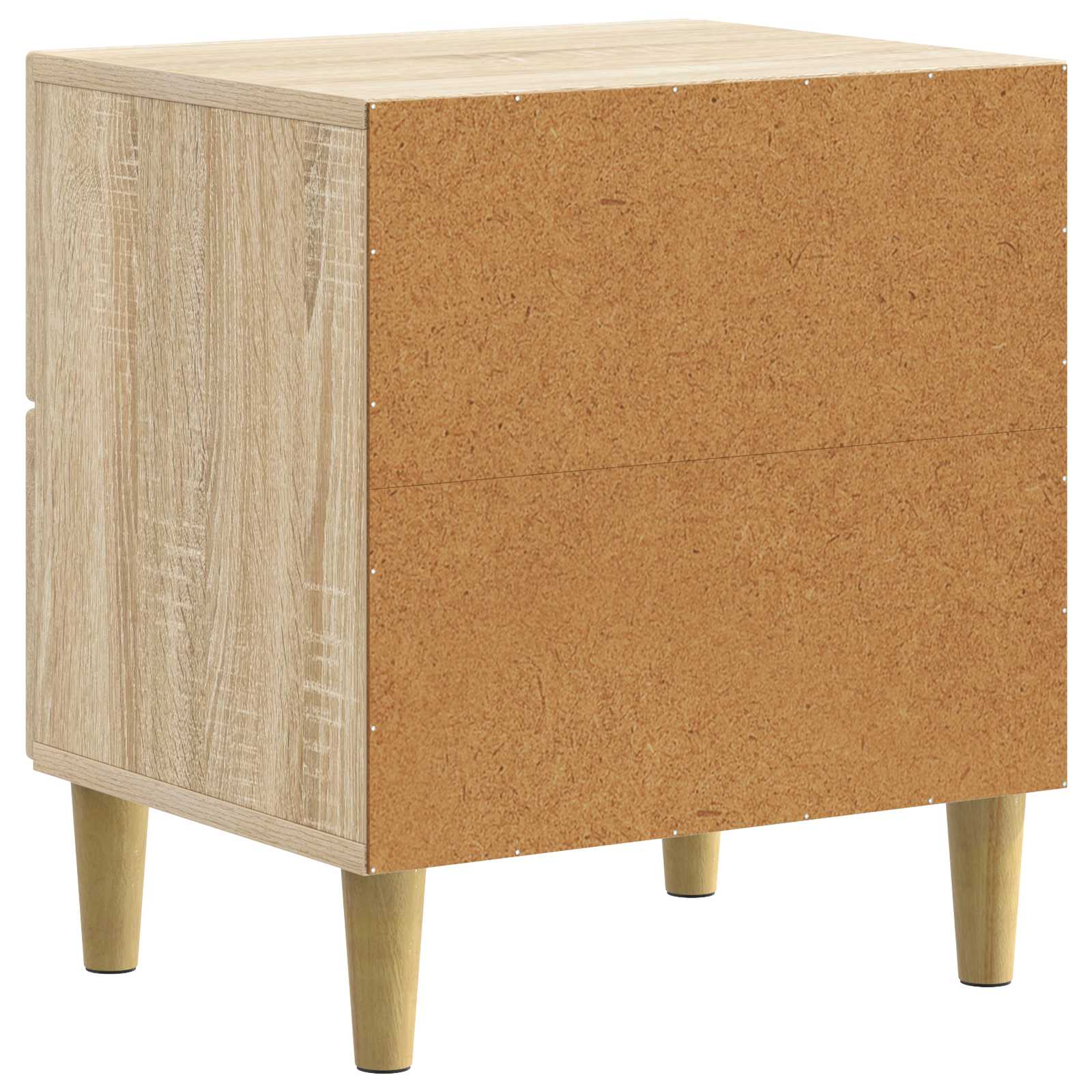 Natskab 2 pcs Sonoma-eg 43 x 34,5 x 48 cm Konstrueret træ