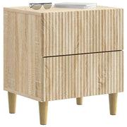 Natskab 2 pcs Sonoma-eg 43 x 34,5 x 48 cm Konstrueret træ