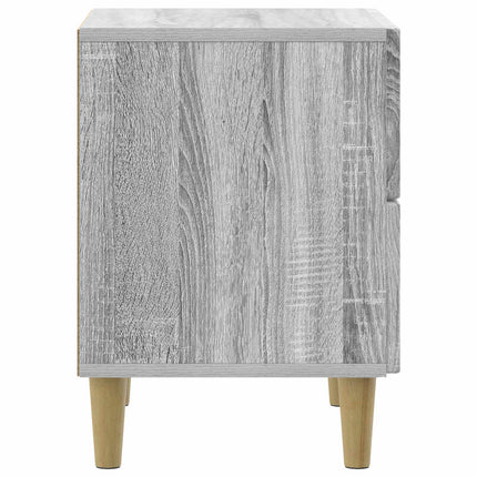 Natskab 2 stk. Grå sonoma-eg 43 x 34,5 x 48 cm Konstrueret træ