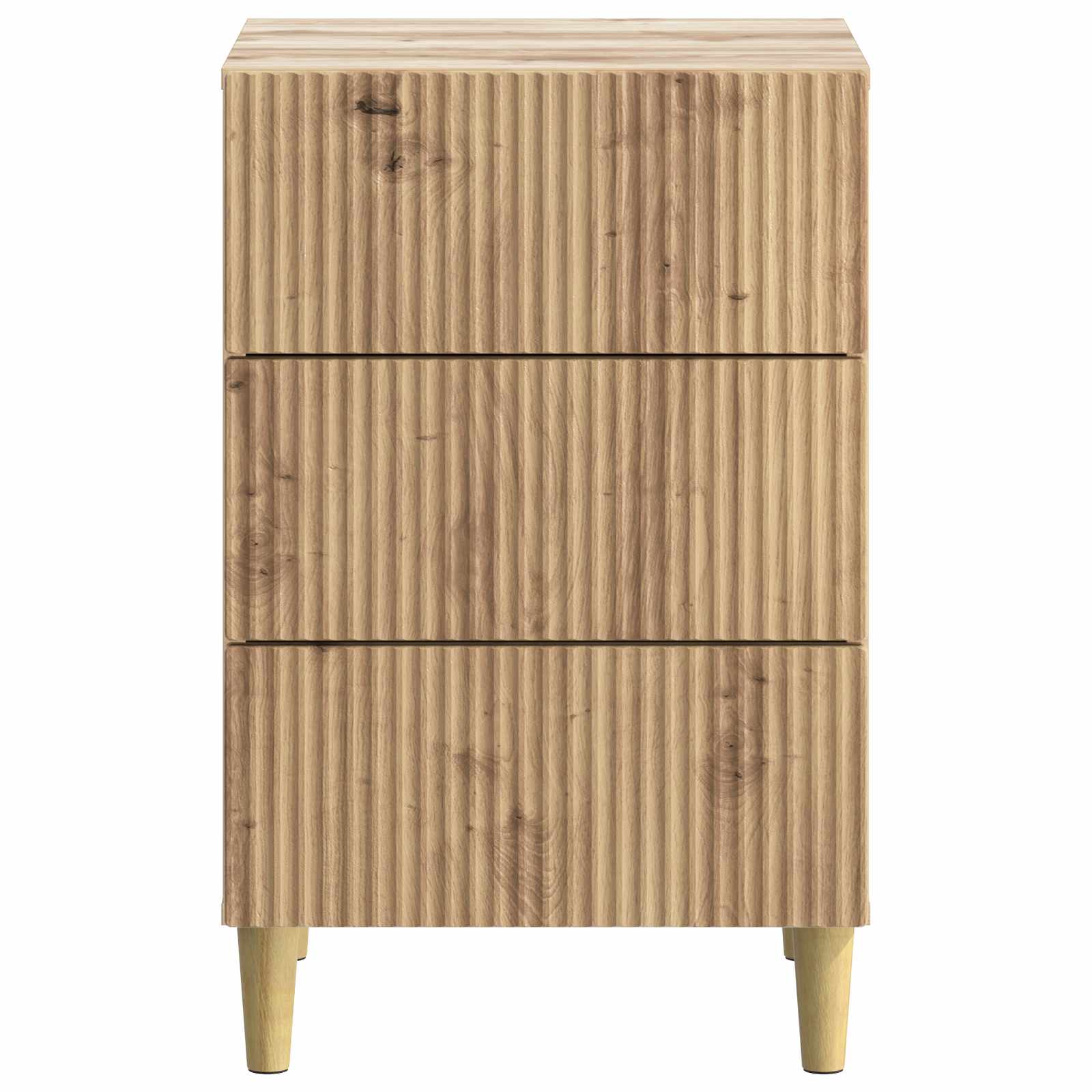 Natskab med skuffe Artisan-eg 43 x 41 x 66,5 cm Konstrueret træ