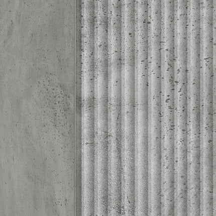 Natskab Betongrå 43 x 34,5 x 50 cm Konstrueret træ