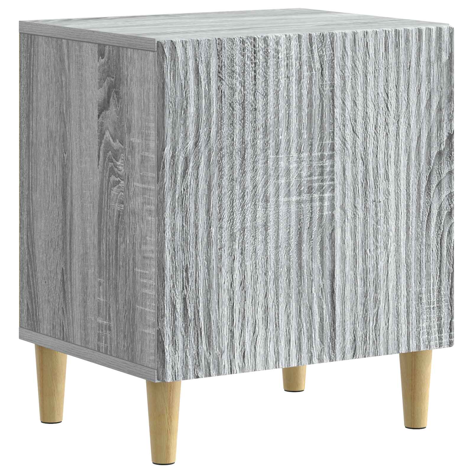 Natskab 2 pcs Grå sonoma-eg 43 x 34,5 x 50 cm Konstrueret træ