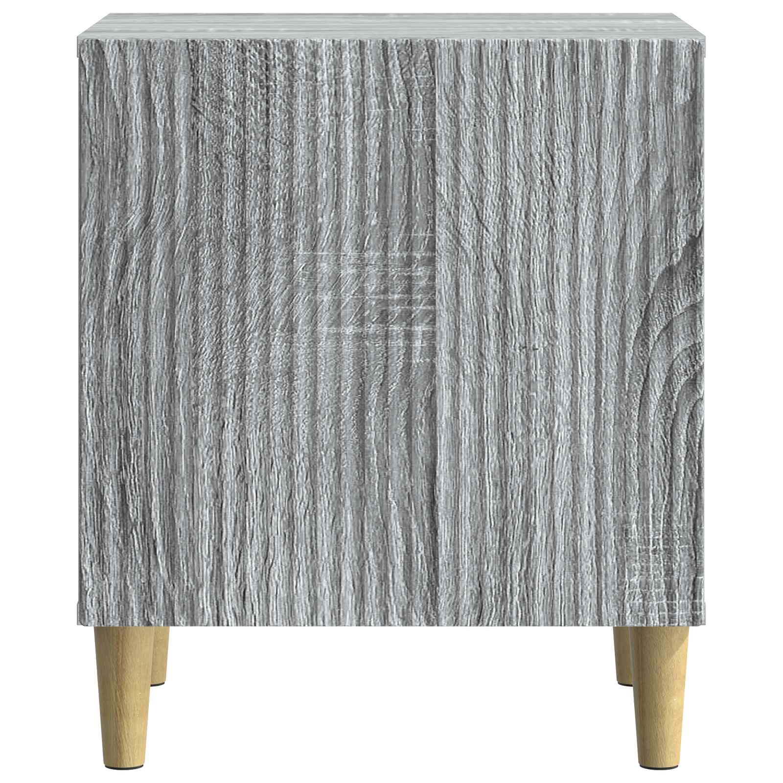 Natskab 2 pcs Grå sonoma-eg 43 x 34,5 x 50 cm Konstrueret træ