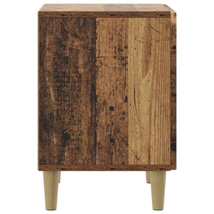 Natskab 2 stk. Gammelt træ 43 x 34,5 x 50 cm Konstrueret træ