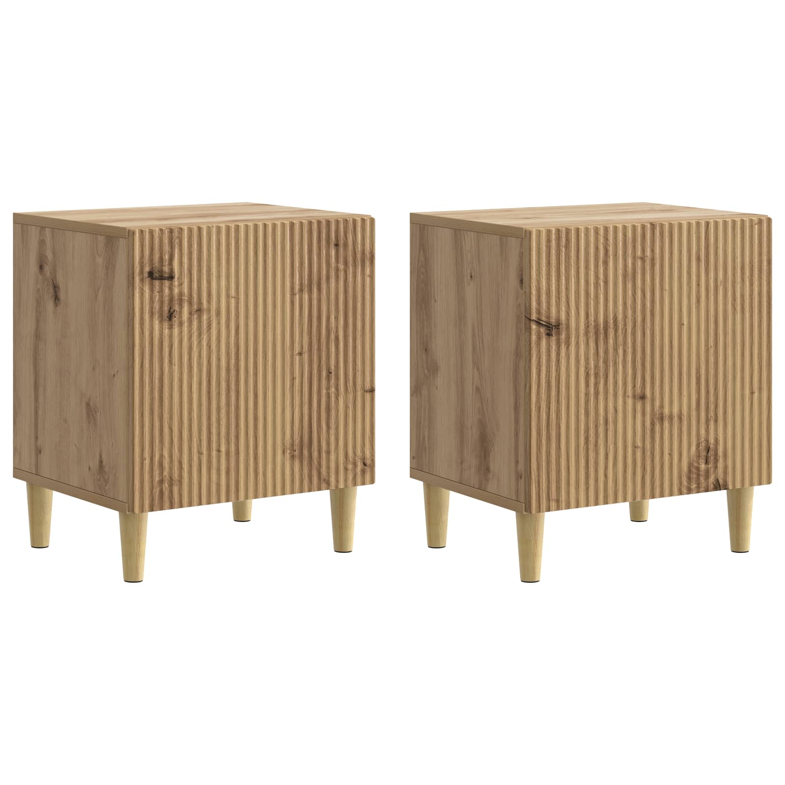 Natskab 2 pcs Artisan-eg 43 x 34,5 x 50 cm Konstrueret træ