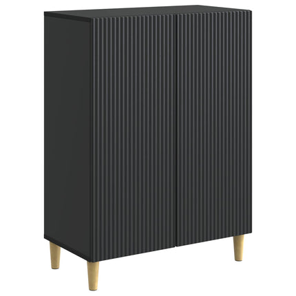 Sideboard Sort 66 x 34,5 x 90 cm Konstrueret træ