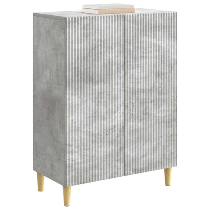 Sideboard Betongrå 66 x 34,5 x 90 cm Konstrueret træ