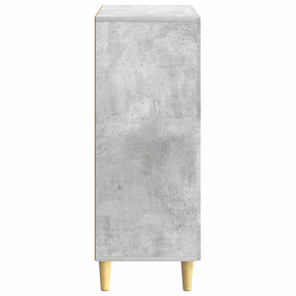 Sideboard Betongrå 66 x 34,5 x 90 cm Konstrueret træ