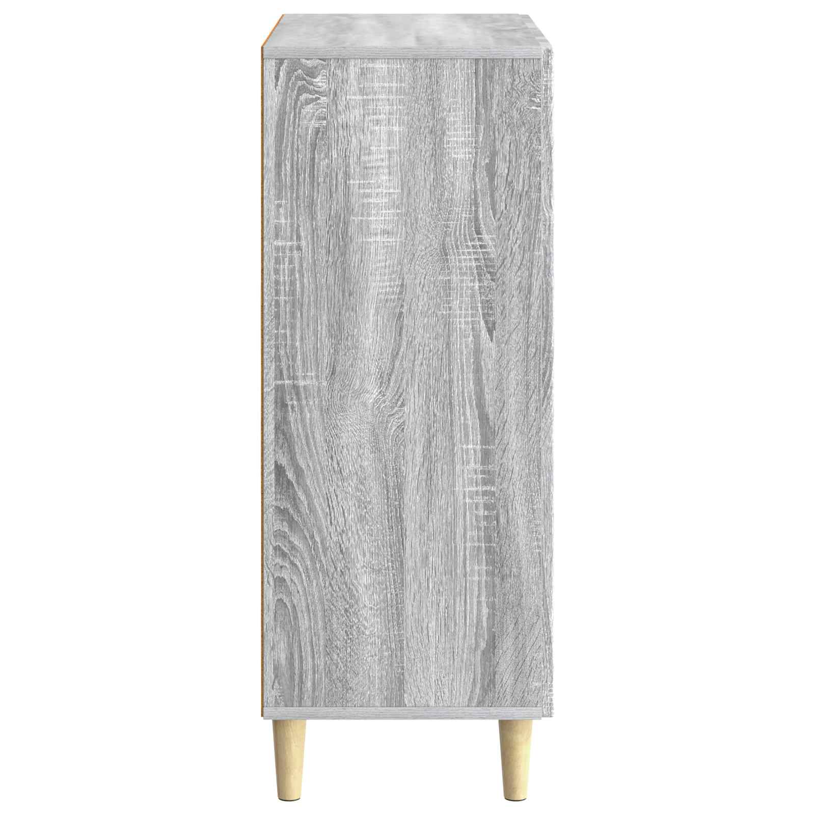 Sideboard Grå sonoma-eg 66 x 34,5 x 90 cm Konstrueret træ