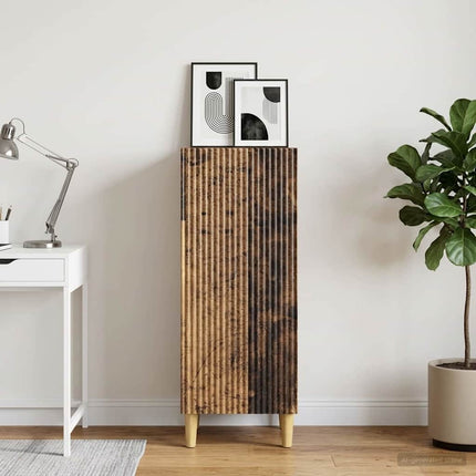 Sideboard Gammelt træ 33 x 34,5 x 90 cm Konstrueret træ