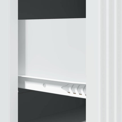 Skuffeskab Hvid 66 x 34,5 x 90 cm Konstrueret træ