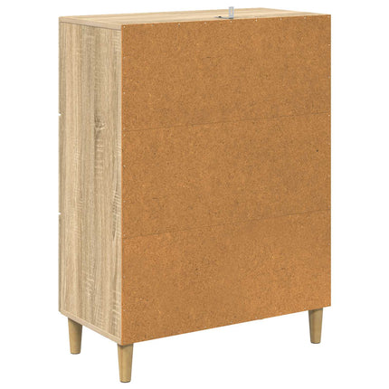 Skuffeskab 66 x 34,5 x 90 cm Konstrueret træ Sonoma-eg