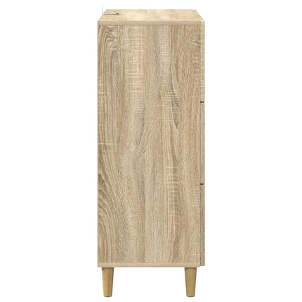 Skuffeskab 66 x 34,5 x 90 cm Konstrueret træ Sonoma-eg