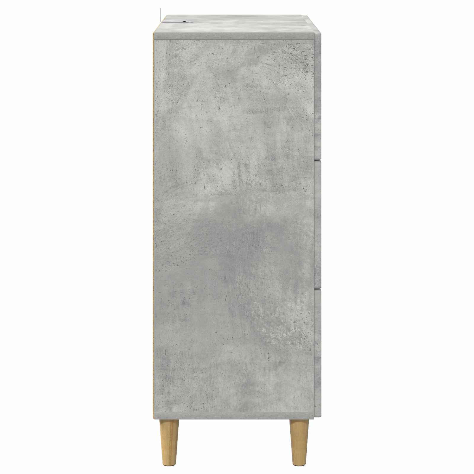 Skuffeskab Betongrå 66 x 34,5 x 90 cm Konstrueret træ
