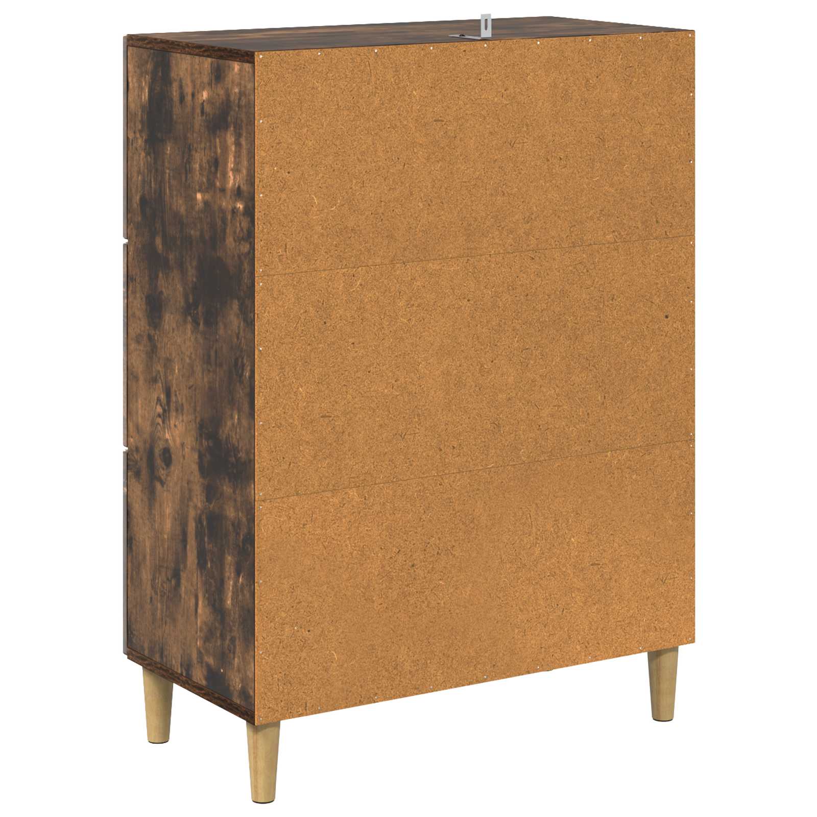 Skuffeskab Røget eg 66 x 34,5 x 90 cm Konstrueret træ