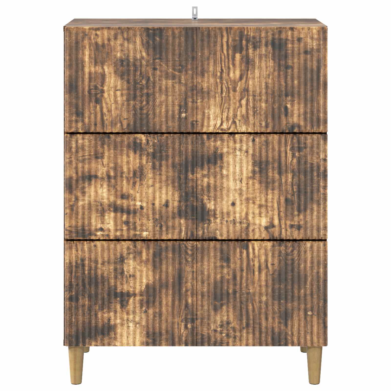 Skuffeskab Røget eg 66 x 34,5 x 90 cm Konstrueret træ