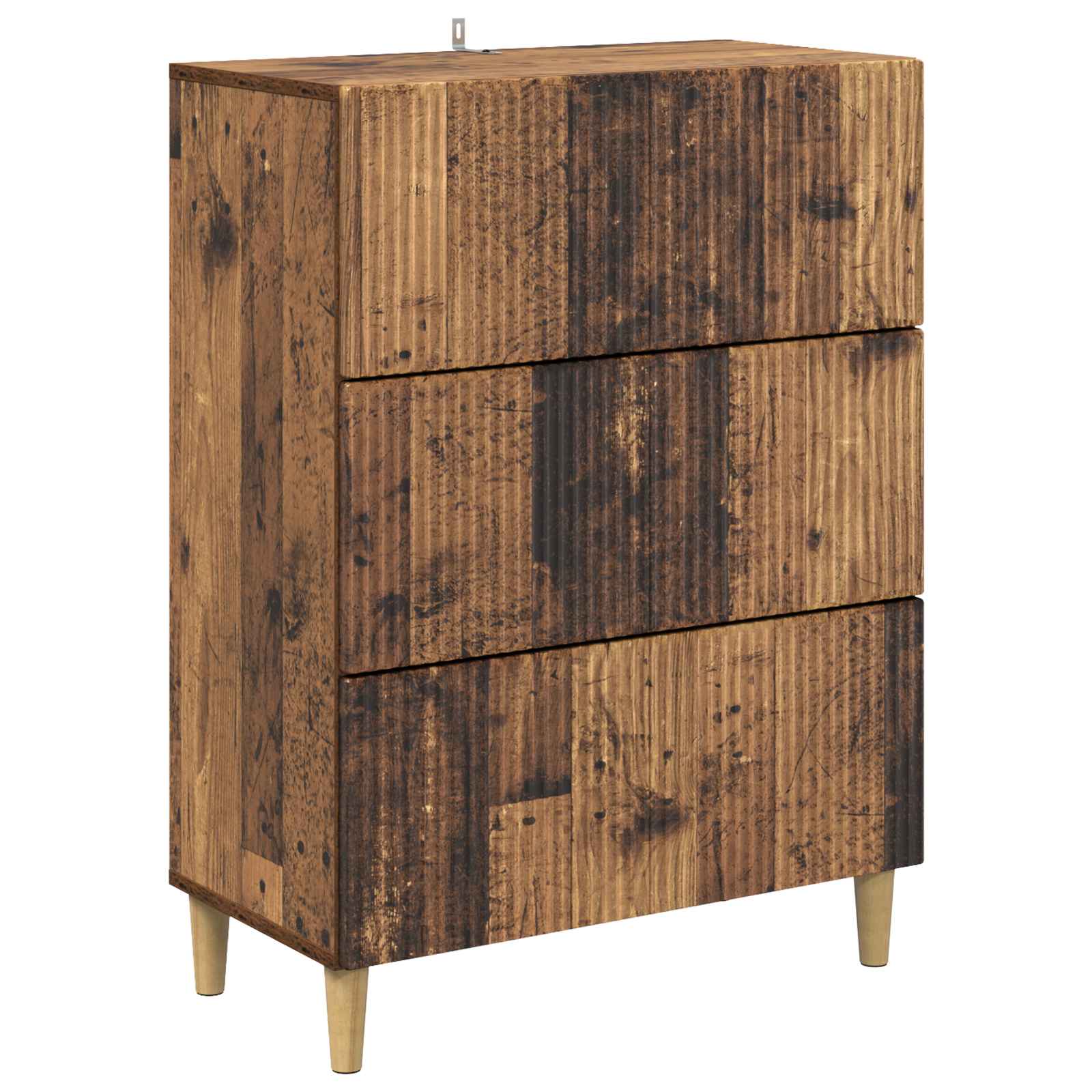 Skuffeskab Gammelt træ 66 x 34,5 x 90 cm Konstrueret træ