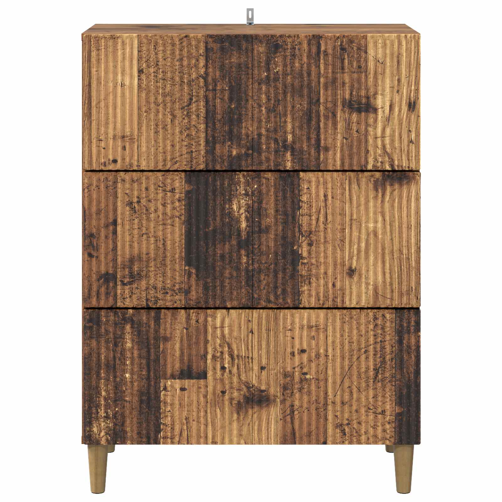 Skuffeskab Gammelt træ 66 x 34,5 x 90 cm Konstrueret træ