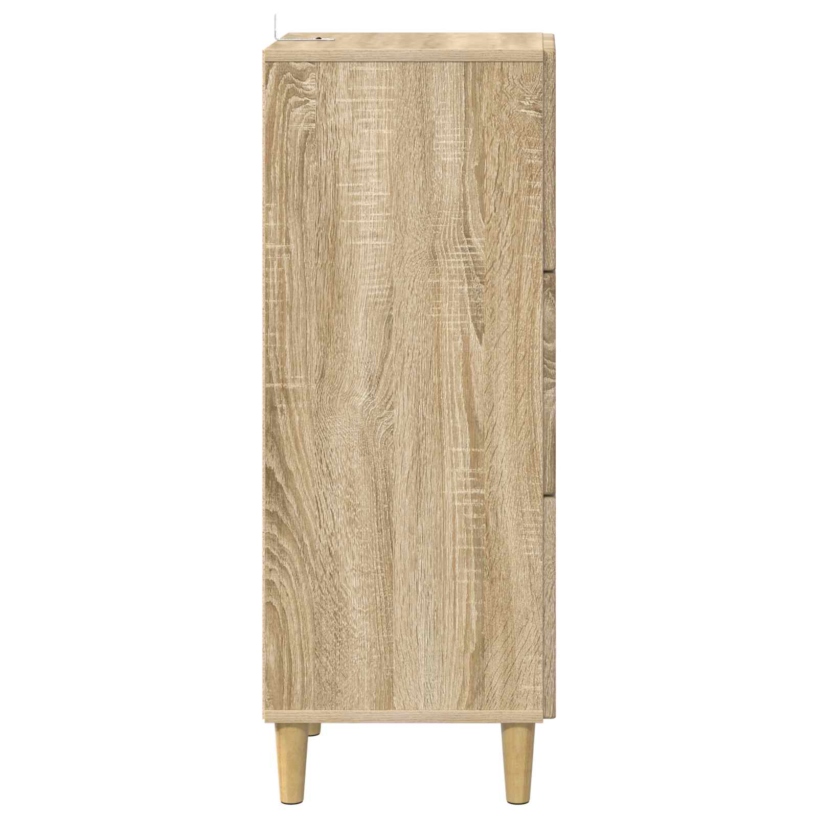 Skuffeskab Sonoma-eg 33 x 34,5 x 90 cm Konstrueret træ