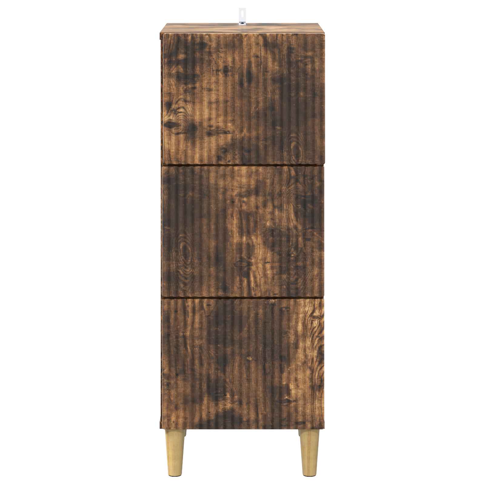 Skuffeskab Røget eg 33 x 34,5 x 90 cm Konstrueret træ