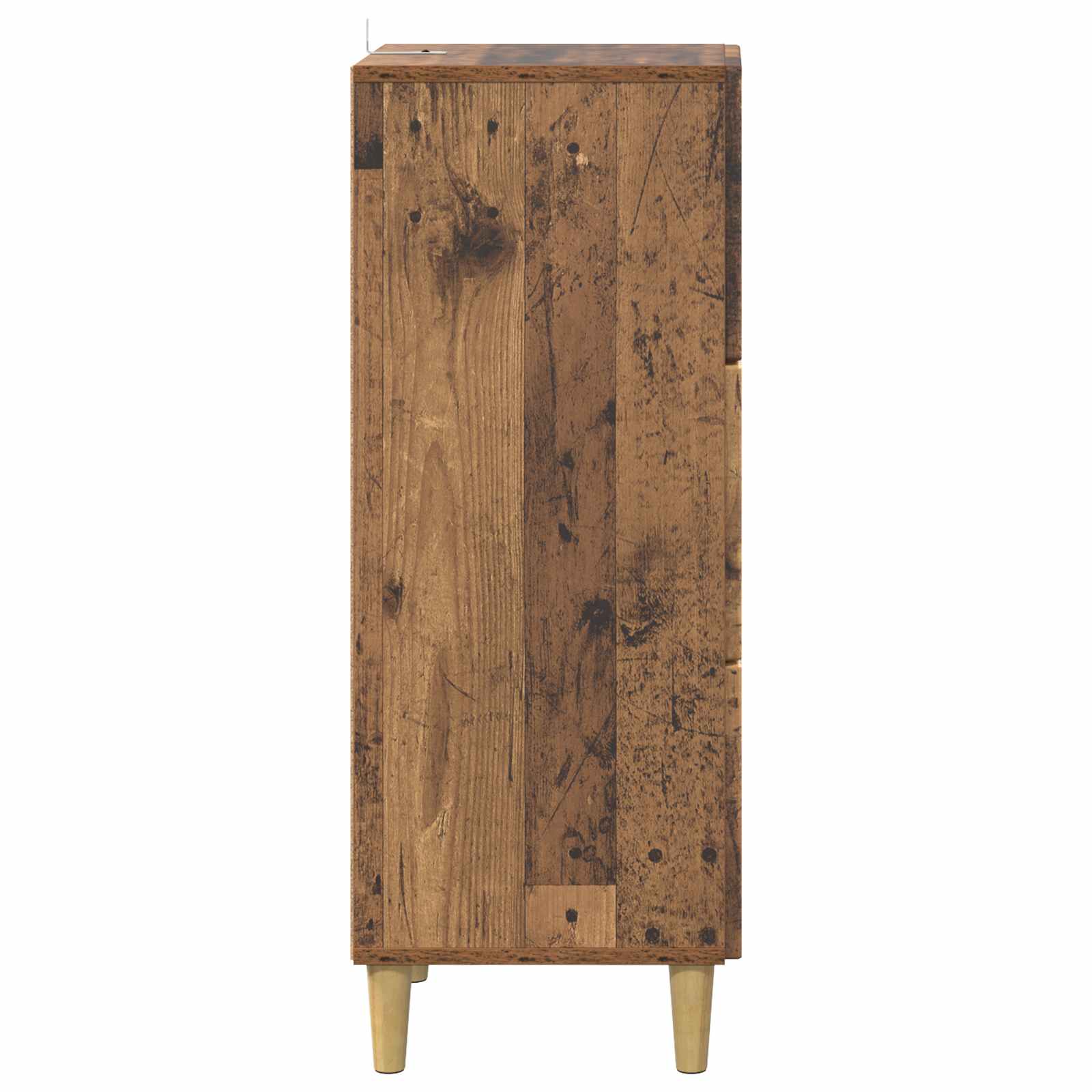 Skuffeskab Gammelt træ 33 x 34,5 x 90 cm Konstrueret træ