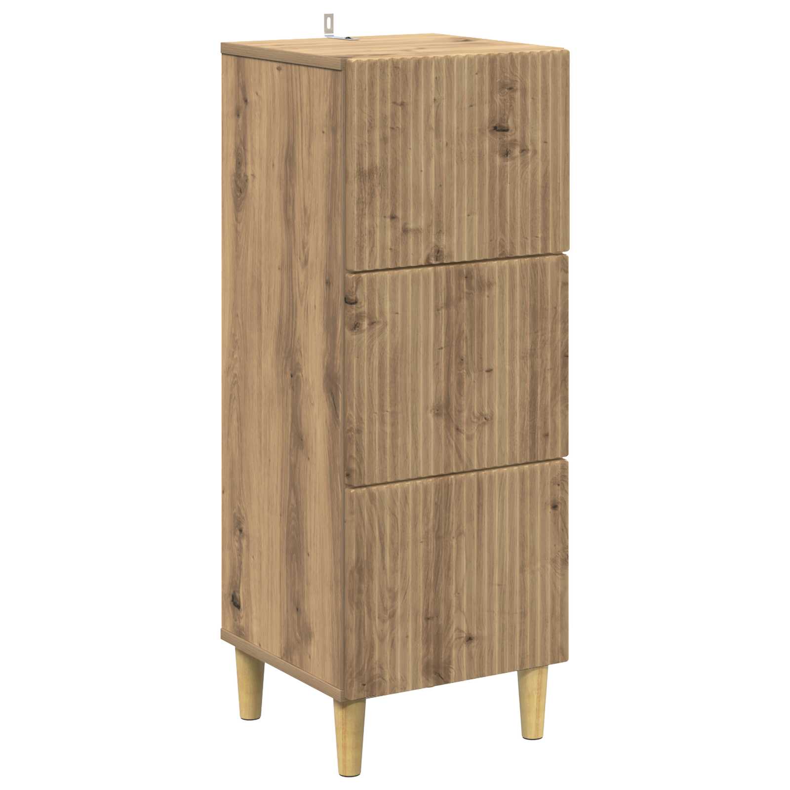 Skuffeskab Artisan-eg 33 x 34,5 x 90 cm Konstrueret træ