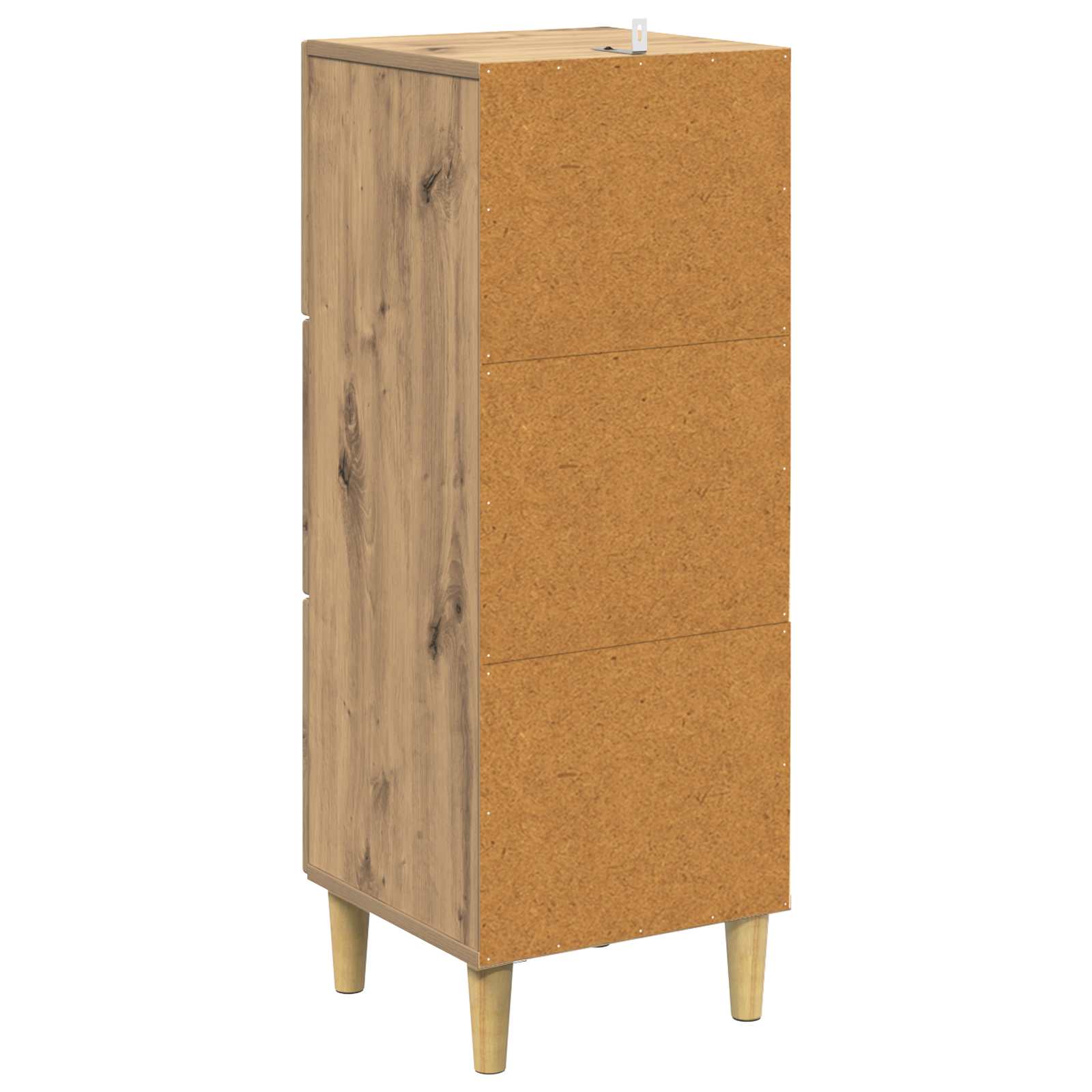 Skuffeskab Artisan-eg 33 x 34,5 x 90 cm Konstrueret træ