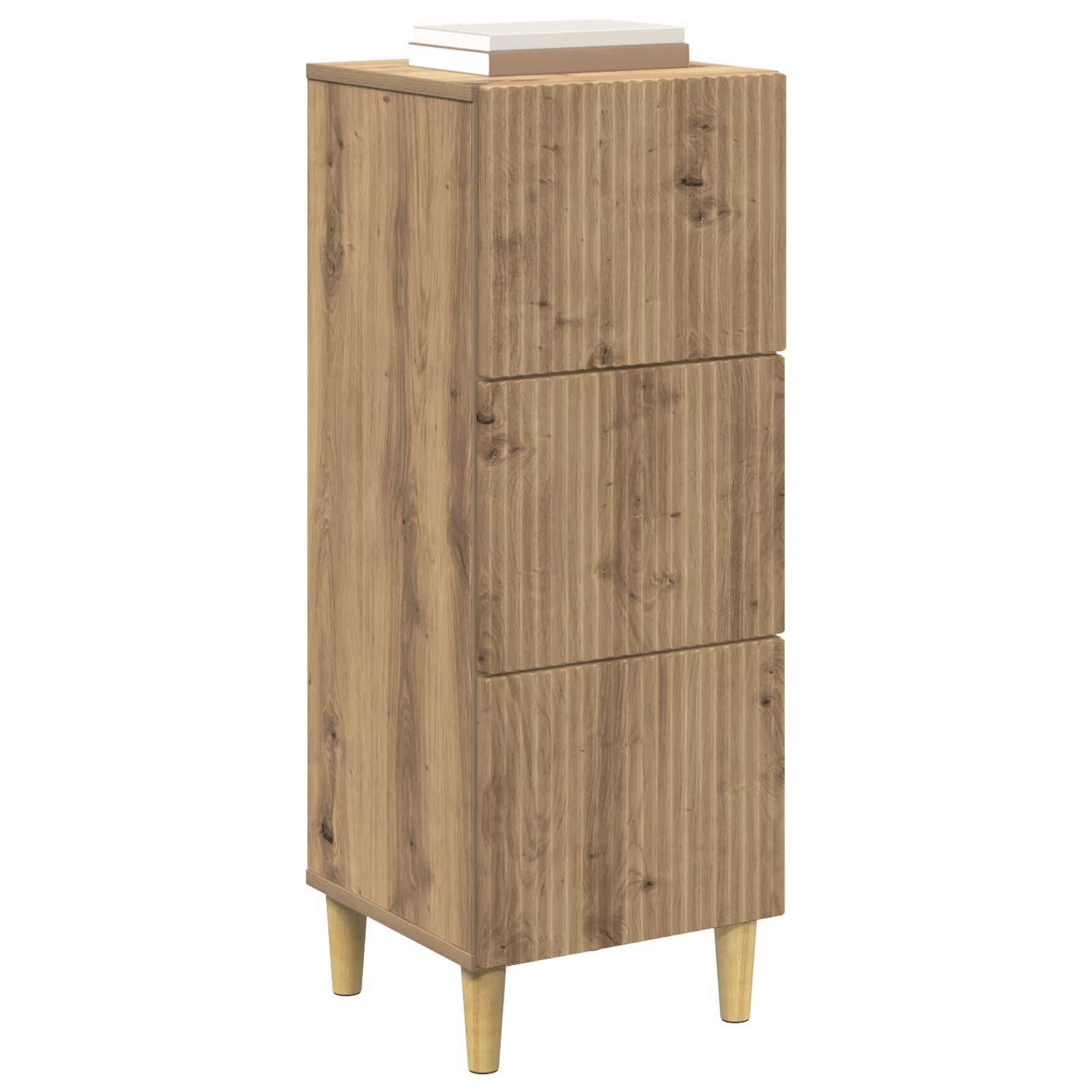Skuffeskab Artisan-eg 33 x 34,5 x 90 cm Konstrueret træ