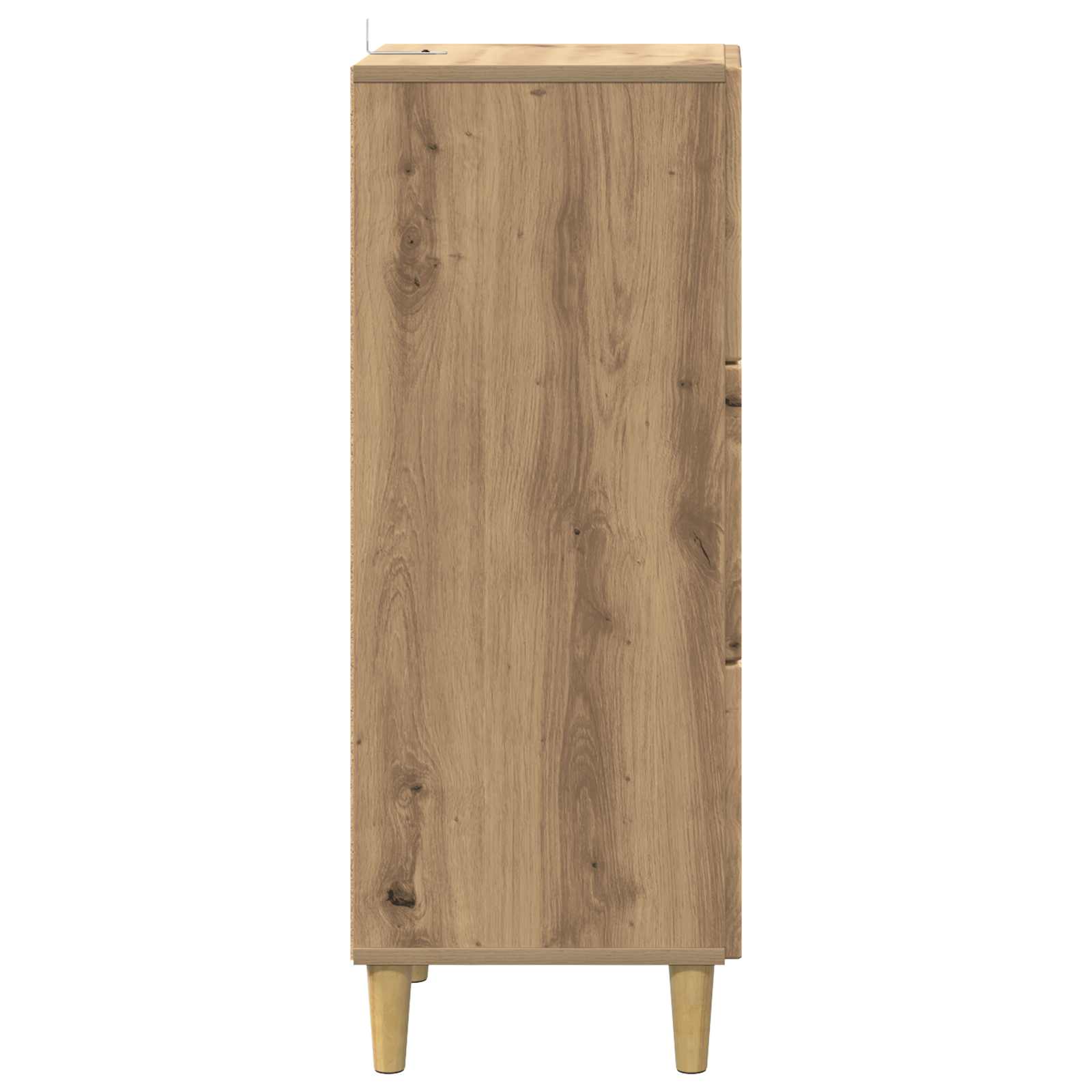 Skuffeskab Artisan-eg 33 x 34,5 x 90 cm Konstrueret træ