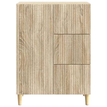 Sideboard Sonoma-eg 66 x 34,5 x 90 cm Konstrueret træ