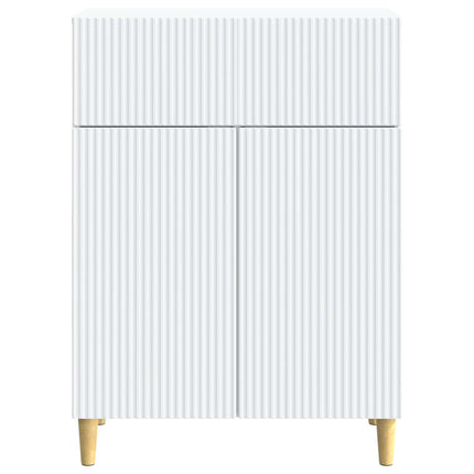 Sideboard Hvid 66 x 34,5 x 90 cm Konstrueret træ
