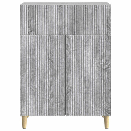 Sideboard Grå sonoma-eg 66 x 34,5 x 90 cm Konstrueret træ
