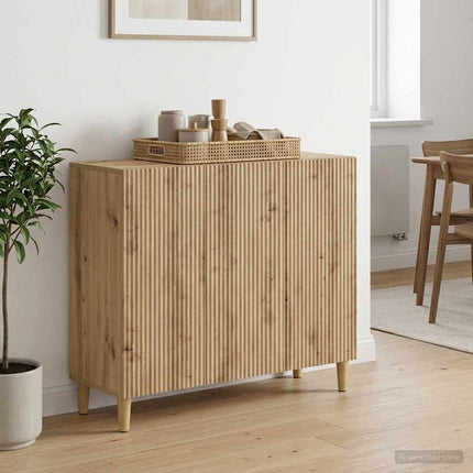 Sideboard Artisan-eg 89 x 34,5 x 80 cm Konstrueret træ