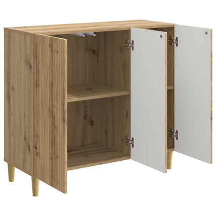 Sideboard Artisan-eg 89 x 34,5 x 80 cm Konstrueret træ
