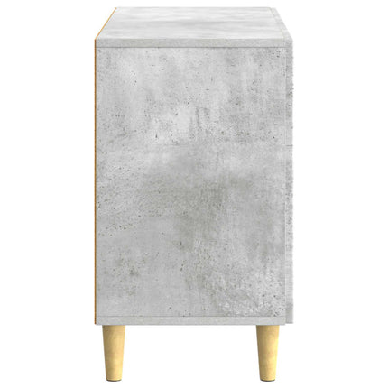 Sideboard Betongrå 89 x 34,5 x 60 cm Konstrueret træ