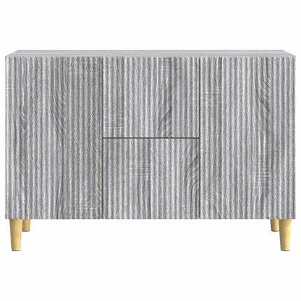 Sideboard Grå sonoma-eg 89 x 34,5 x 60 cm Konstrueret træ