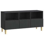 TV-skab med skuffe Sort 102 x 34,5 x 50 cm Konstrueret træ