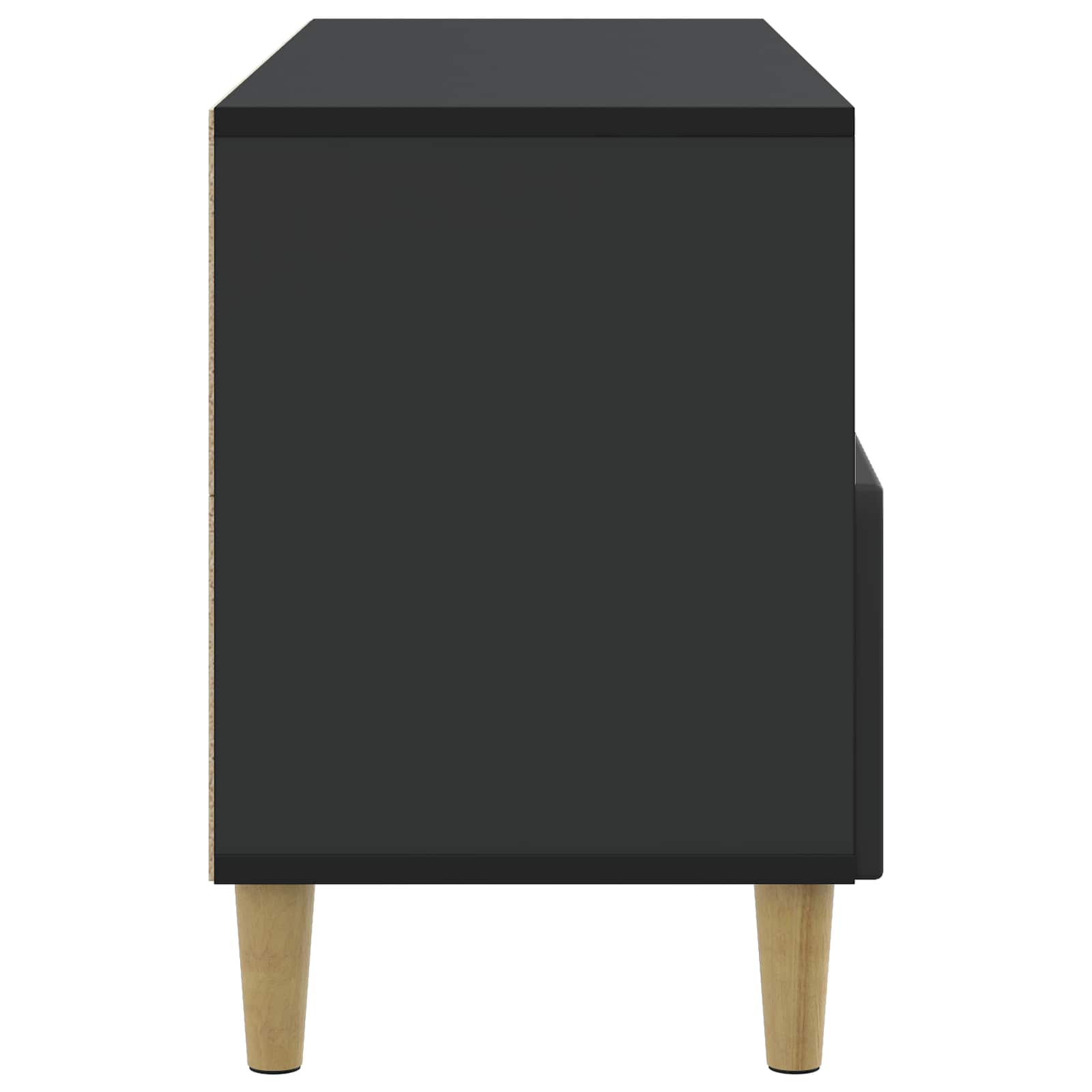 TV-skab med skuffe Sort 102 x 34,5 x 50 cm Konstrueret træ