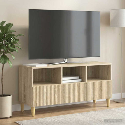 TV-skab med skuffe Sonoma-eg 102 x 34,5 x 50 cm Konstrueret træ