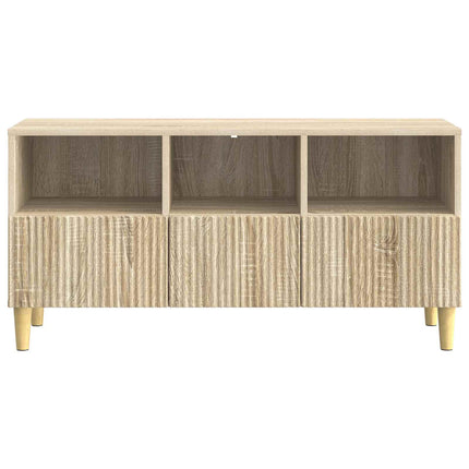 TV-skab med skuffe Sonoma-eg 102 x 34,5 x 50 cm Konstrueret træ