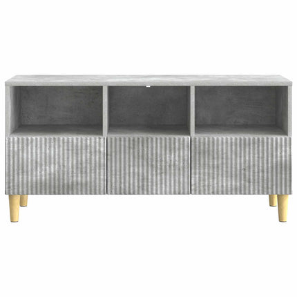 TV-skab med skuffe Betongrå 102 x 34,5 x 50 cm Konstrueret træ