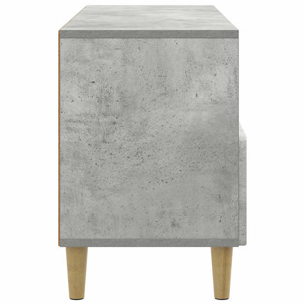 TV-skab med skuffe Betongrå 102 x 34,5 x 50 cm Konstrueret træ