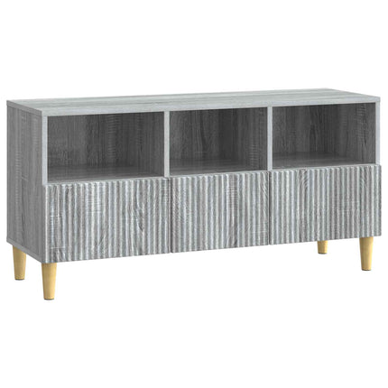 TV-skab 102 x 34,5 x 50 cm Grå sonoma-eg Konstrueret træ