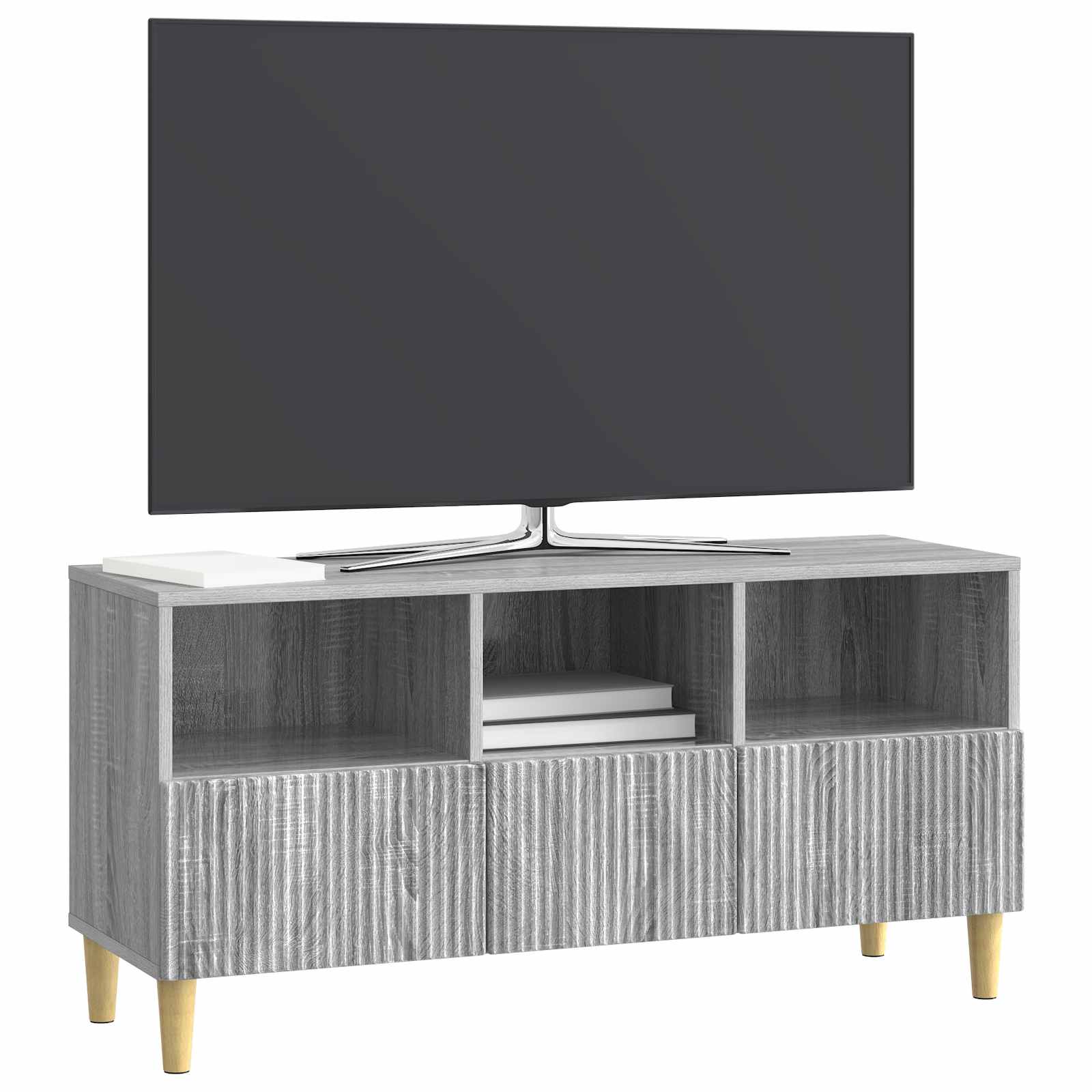 TV-skab Grå sonoma-eg 102 x 34,5 x 50 cm Konstrueret træ