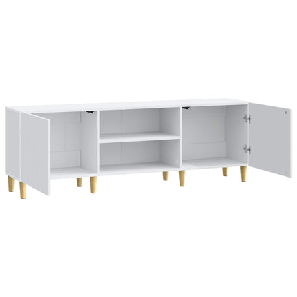TV-skab Hvid 150 x 31 x 50 cm Konstrueret træ