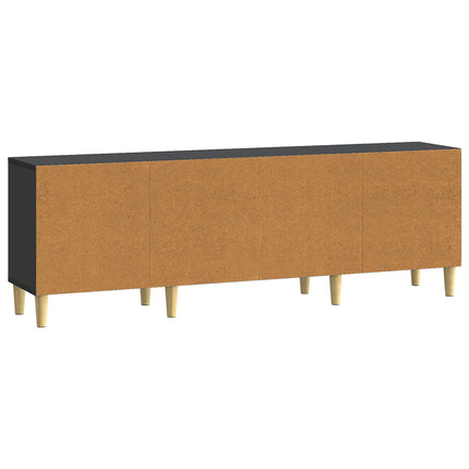 TV-skab Sort 150 x 31 x 50 cm Konstrueret træ