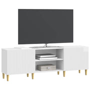 TV-skab Hvid højglans 150 x 31 x 50 cm Konstrueret træ