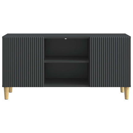 TV-skab 102 x 34,5 x 50 cm Sort Konstrueret træ